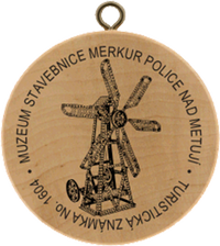 Turistická známka č. 1604 - Muzeum stavebnice Merkur Police nad Metují