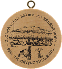 Turistická známka č. 1606 - Dlouhá Louka