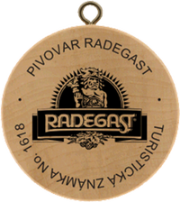 Turistická známka č. 1618 - Pivovar Radegast