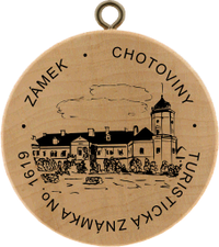 Turistická známka č. 1619 - Zámek Chotoviny