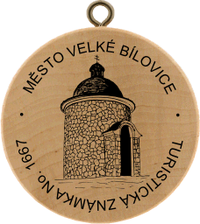Turistická známka č. 1667 - Město Velké Bílovice