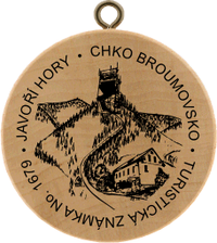 Turistická známka č. 1679 - Javoří hory CHKO Broumovsko