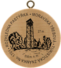 Turistická známka č. 1701 - Rozhledna Pastýřka Moravská Třebová