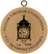Turistická známka č. 1712 - Pivovar a muzeum U Fleků Praha