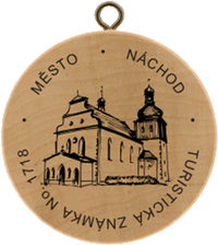 Turistická známka č. 1718 - Město Náchod