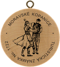 Turistická známka č. 1722 - Moravské Kopanice