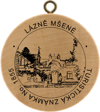 Turistická známka č. 1855 - Lázně Mšené