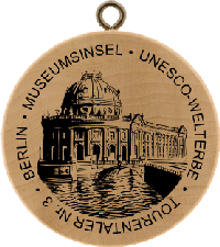 Turistická známka č. 3 - BERLIN . MUSEUMSINSEL . UNESCO-WELTERBE