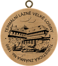 Turistická známka č. 1890 - Termální lázně Velké Losiny