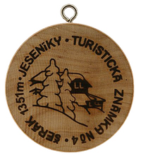 Turistická známka č. 4 - Šerák 1351m