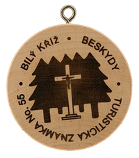 Turistická známka č. 55 - Bílý kříž