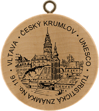 Turistická známka č. 116 - Český Krumlov UNESCO