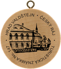 Turistická známka č. 147 - Hrad Valdštejn