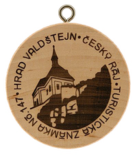 Turistická známka č. 147 - Hrad Valdštejn