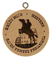 Turistická známka č. 176 - Šiklův mlýn