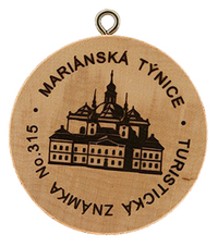 Turistická známka č. 315 - Mariánská Týnice