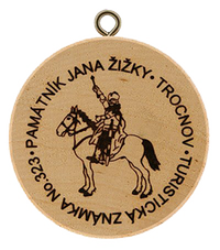 Turistická známka č. 323 - Památník Jana Žižky - Trocnov