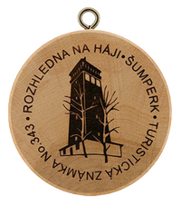Turistická známka č. 343 - Rozhledna na Háji - Šumperk