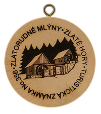 Turistická známka č. 356 - Zlatorudné mlýny Zlaté Hory