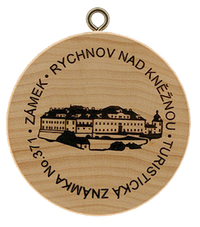 Turistická známka č. 371 - Rychnov nad Kněžnou