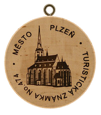 Turistická známka č. 474 - Plzeň