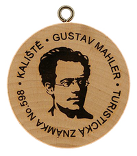 Turistická známka č. 598 - Gustav Mahler - Kaliště