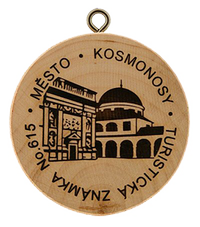 Turistická známka č. 615 - Kosmonosy