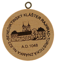 Turistická známka č. 623 - Benediktinský klášter Rajhrad