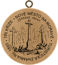 Turistická známka č. 1893 - Tři Kříže - Nové Město na Moravě