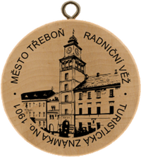 Turistická známka č. 1901 - Město Třeboň - Radniční věž