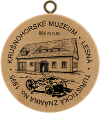 Turistická známka č. 1895 - Krušnohorské muzeum Lesná