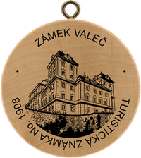 Turistická známka č. 1908 - Zámek Valeč