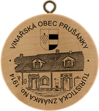 Turistická známka č. 1914 - Vinařská obec Prušánky