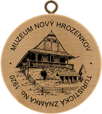 Turistická známka č. 1920 - Muzeum Nový Hrozenkov