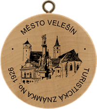 Turistická známka č. 1926 - Město Velešín