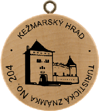 Turistická známka č. 204 - Kežmarský hrad