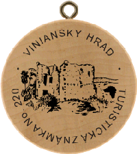 Turistická známka č. 220 - Viniansky hrad