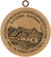 Turistická známka č. 1924 - Interaktivní muzeum starokladrubského koně - Švýcárna, Slatiňany