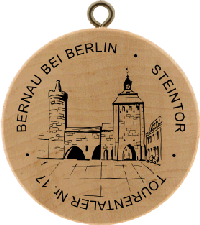 Turistická známka č. 17 - BERNAU BEI BERLIN . STEINTOR