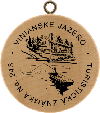 Turistická známka č. 243 - Vinianske jazero