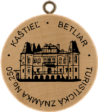 Turistická známka č. 250 - Kaštieľ Betliar