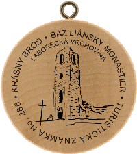 Turistická známka č. 286 - Baziliánsky monastier Krásny Brod