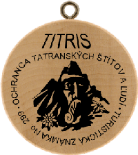 Turistická známka č. 299 - Titris - ochranca tatranských štítov
