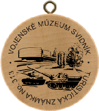Turistická známka č. 313 - Vojenské múzeum Svidník