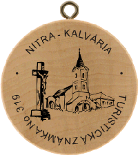 Turistická známka č. 319 - Nitra - Kalvária