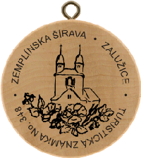 Turistická známka č. 348 - Zemplínska Šírava - Zalužice