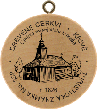 Turistická známka č. 358 - Drevené cerkvi - Krivé