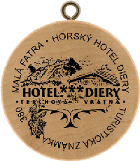 Turistická známka č. 380 - Horský hotel Diery