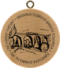 Turistická známka č. 386 - Beliansky viadukt