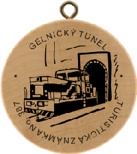 Turistická známka č. 387 - Gelnický tunel